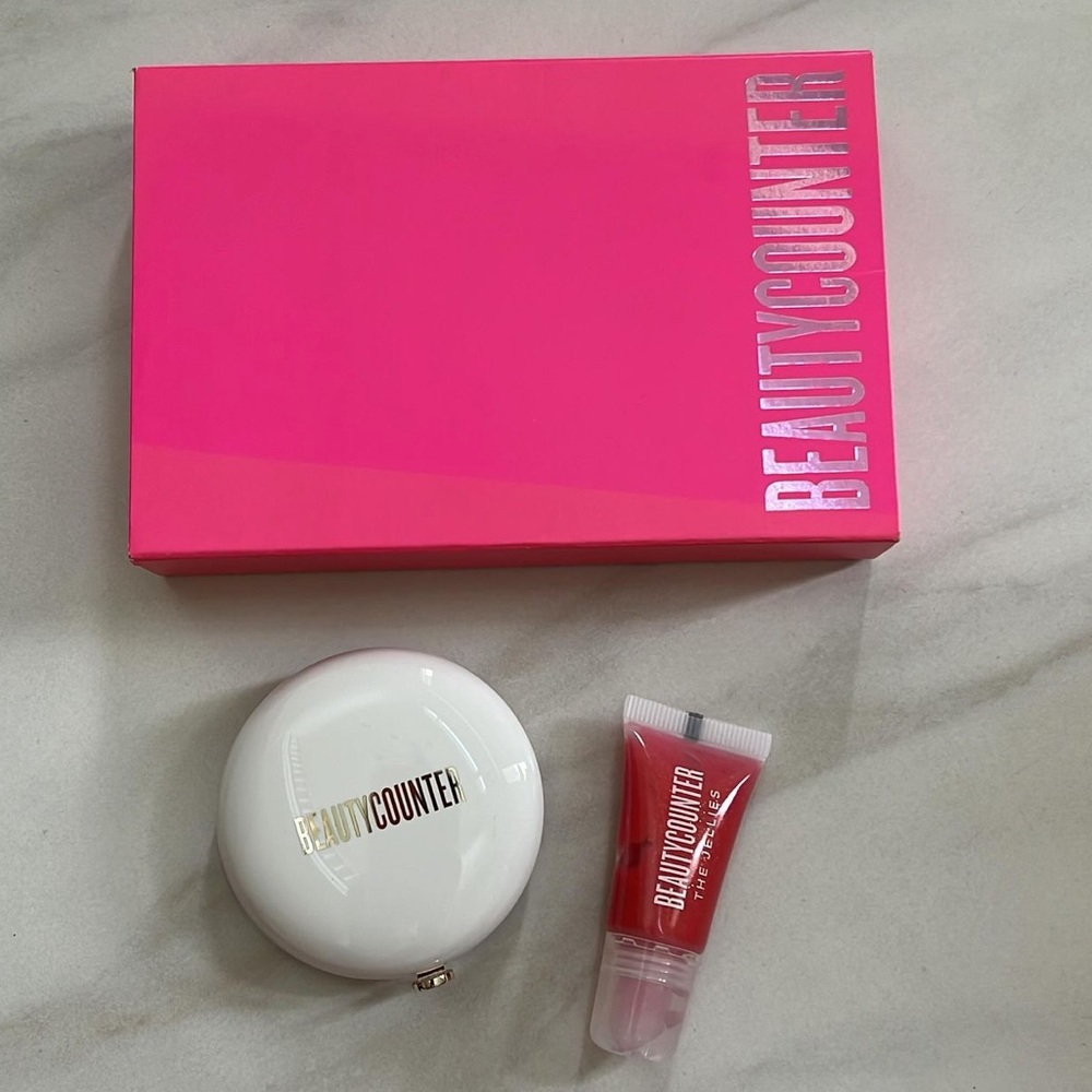 Lip Jelly & refillable Cheeky Cream Blush set from beautycounter
